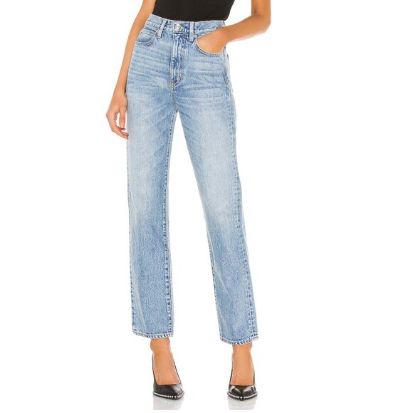 SLVRLAKE London High Rise Straight Jeans Size 31 Heartache Wash - Picture 1 of 16